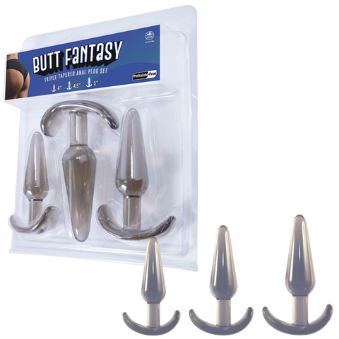 Butt Fantasy - Triple Tapered Anal Plug Set